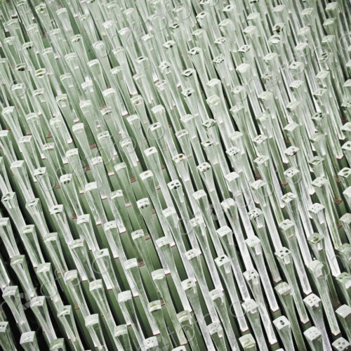 Glass Rods Arranged as Artwork Glass Rods Arranged as Artwork