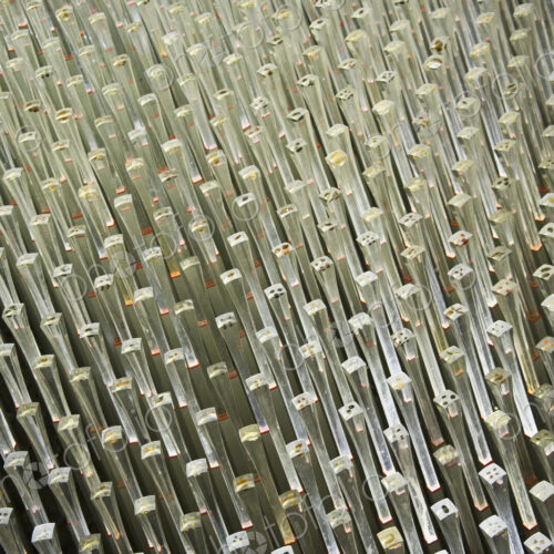 Glass Rods Arranged as Artwork Glass Rods Arranged as Artwork