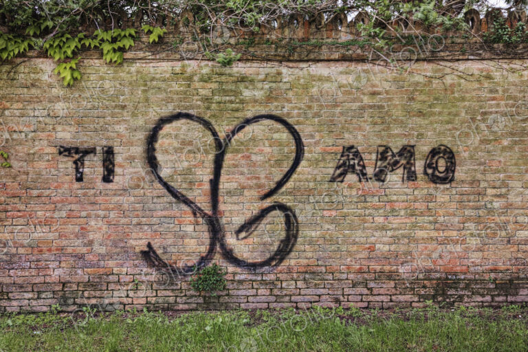Graffiti on Brick Wall