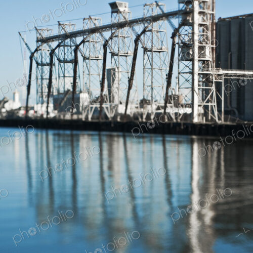 Grain Transfer Facility at a Seaport