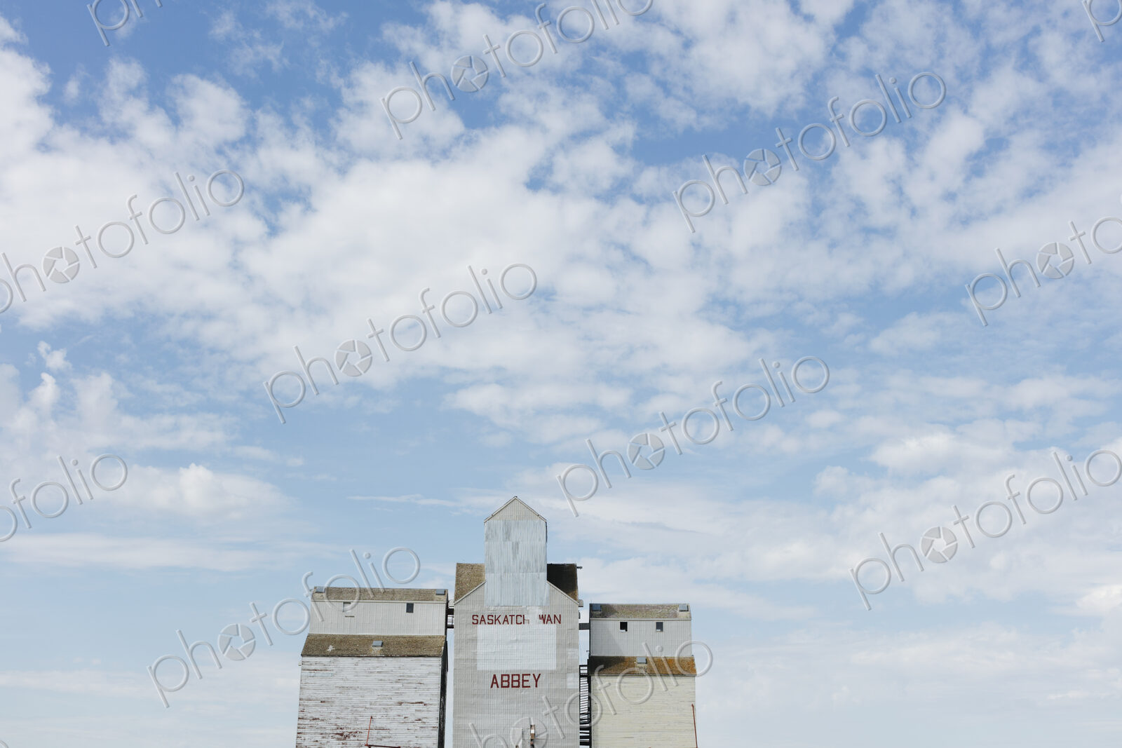 Grain elevators, near Abbey, Saskatchewan, Canada.