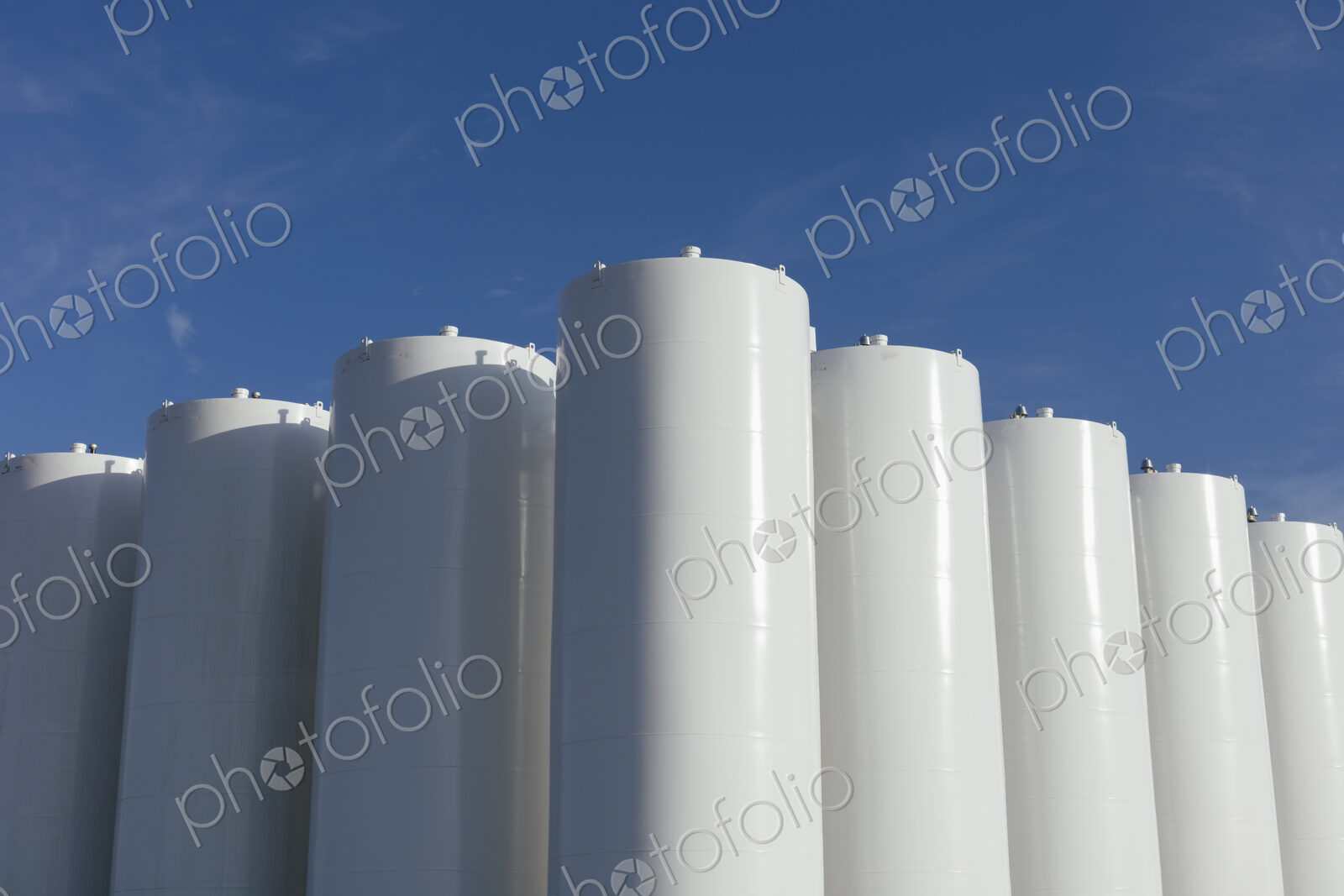 Grain silos, near Swift Current, Saskatchewan, Canada.
