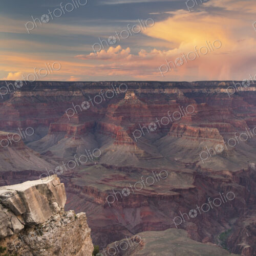 Grand Canyon under dramatic sky, Arizona, United States Grand Canyon under dramatic sky, Arizona, United States