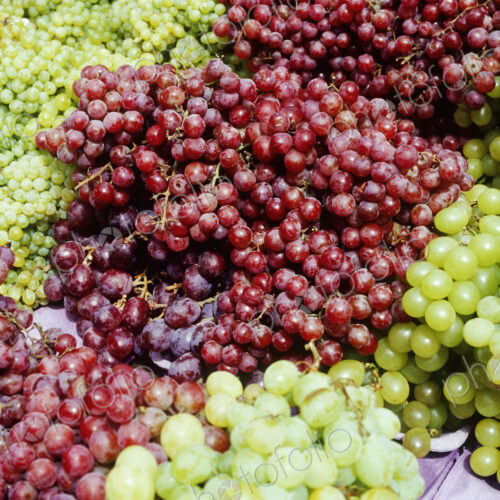 Grapes at a Market Stall Grapes at a Market Stall