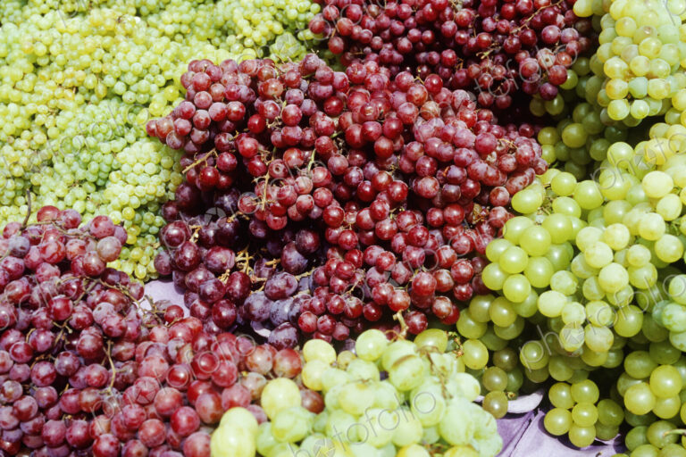 Grapes at a Market Stall