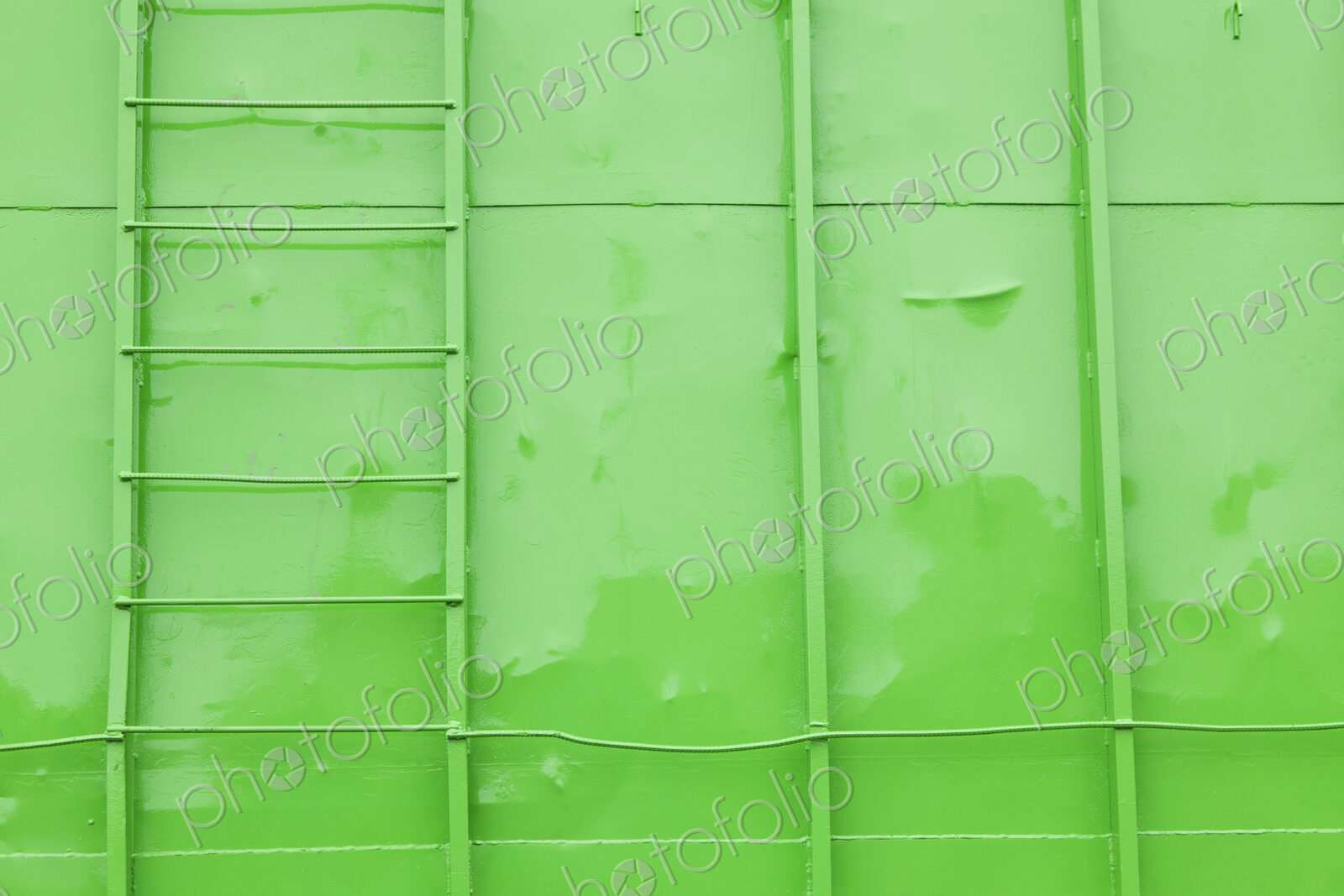 Green Metal Container