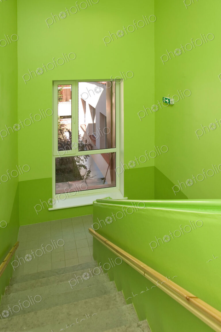 Green School Stairwell