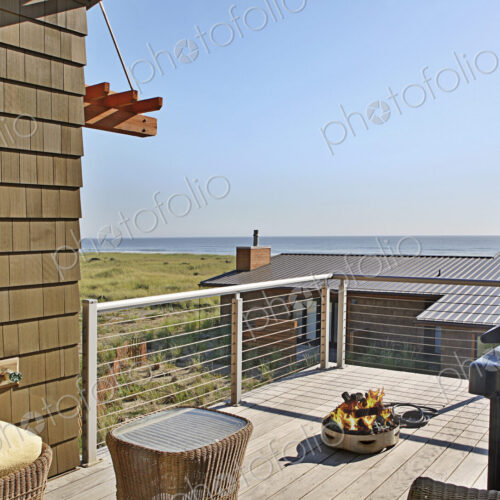 Grill and patio with ocean view Grill and patio with ocean view