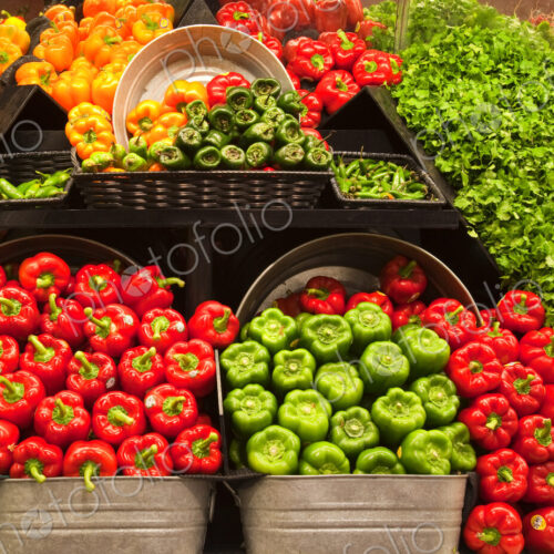 Grocery Store Produce Aisle Grocery Store Produce Aisle