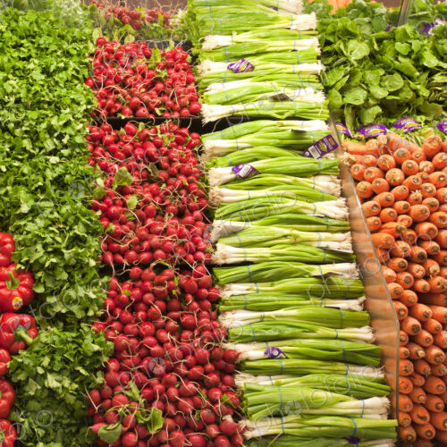 Grocery Store Produce Aisle Grocery Store Produce Aisle