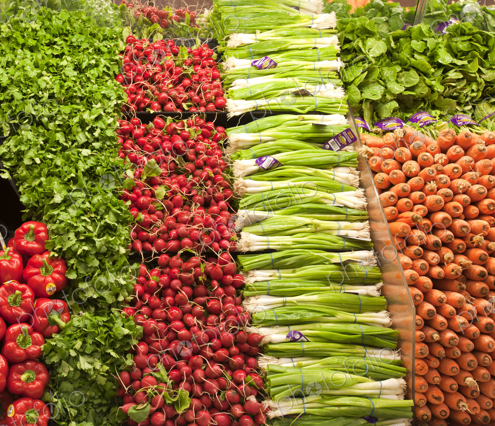 Grocery Store Produce Aisle