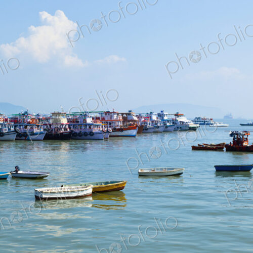 Group of Indian Boats