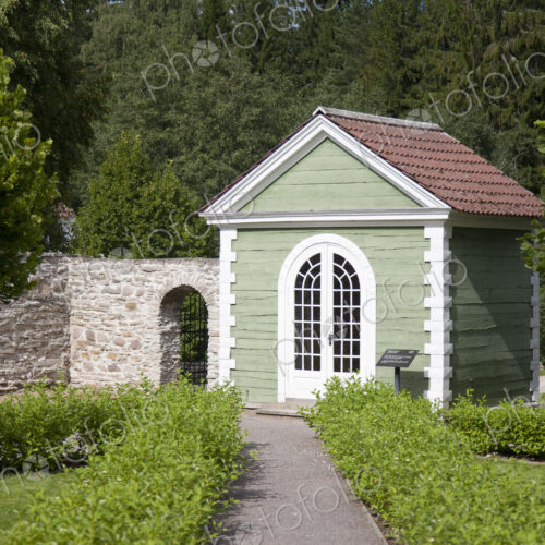 Guardhouse at the End of a Walkway Guardhouse at the End of a Walkway