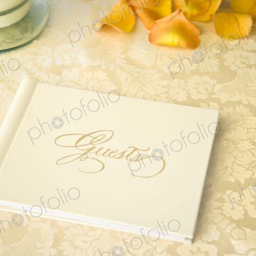 Guestbook on a Table Guestbook on a Table