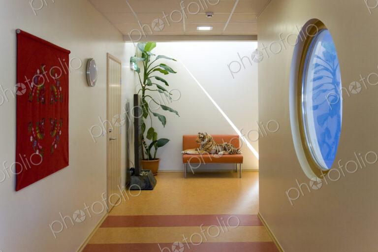 Hall Corner In Building