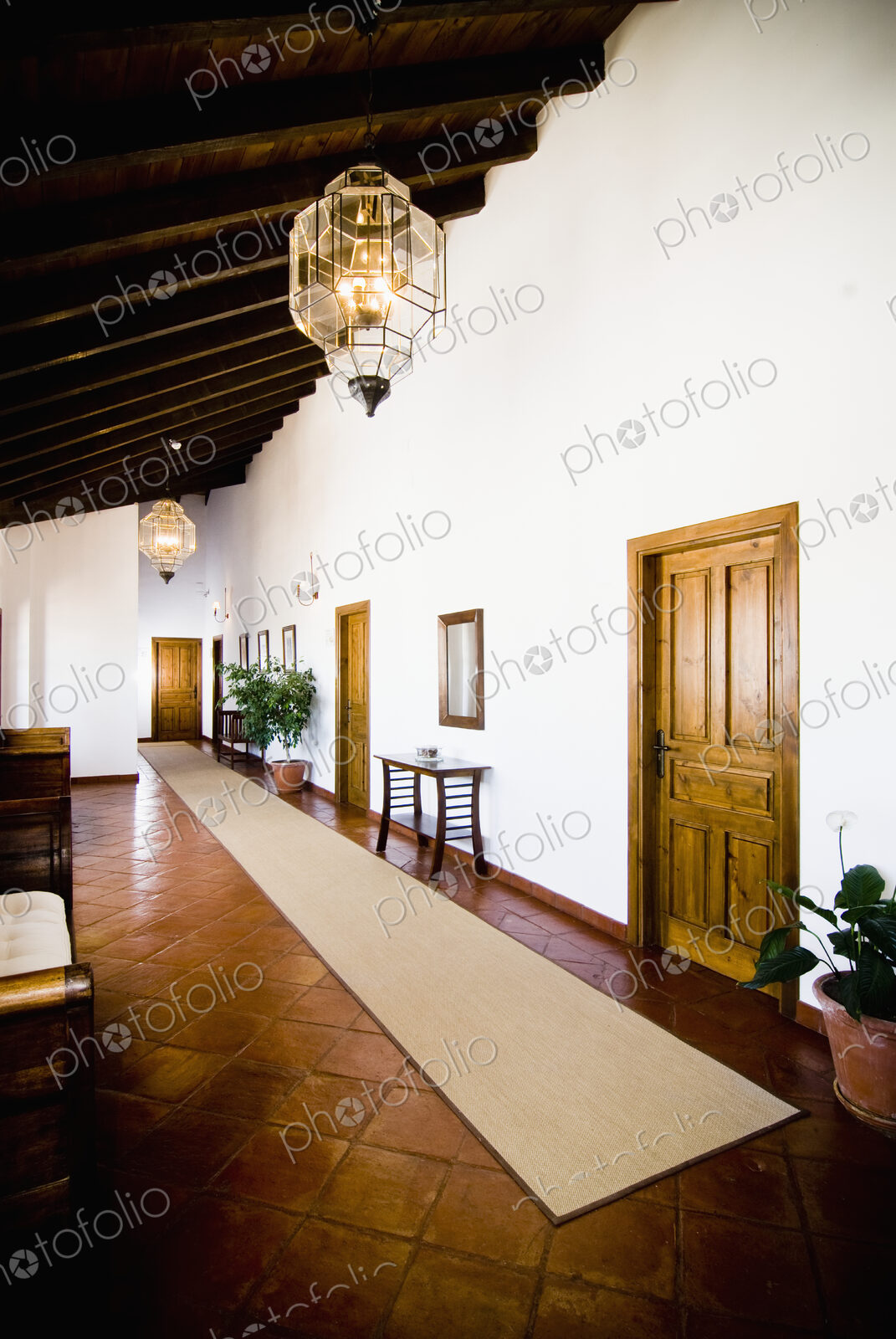 Hallway in Hotel