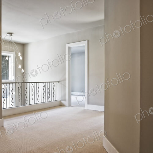 Hallway in a new home. Hallway in a new home.