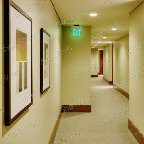 Hallway of a Hotel Hallway of a Hotel