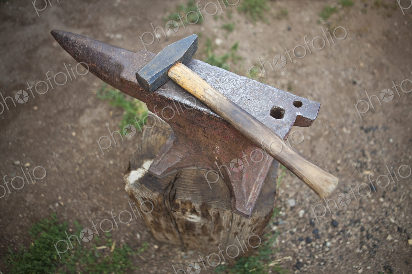 Hammer on an Anvil