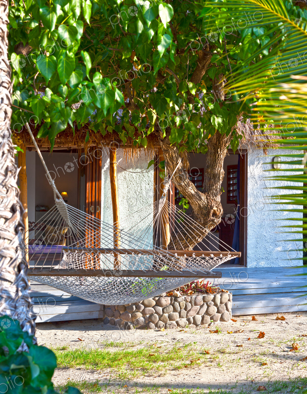 Hammock And Tropical Island Resort Bungalow