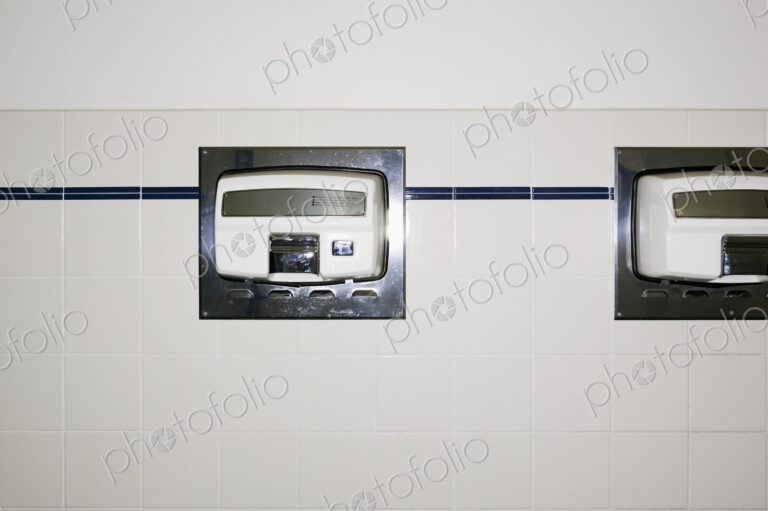 Hand Dryers in Restroom