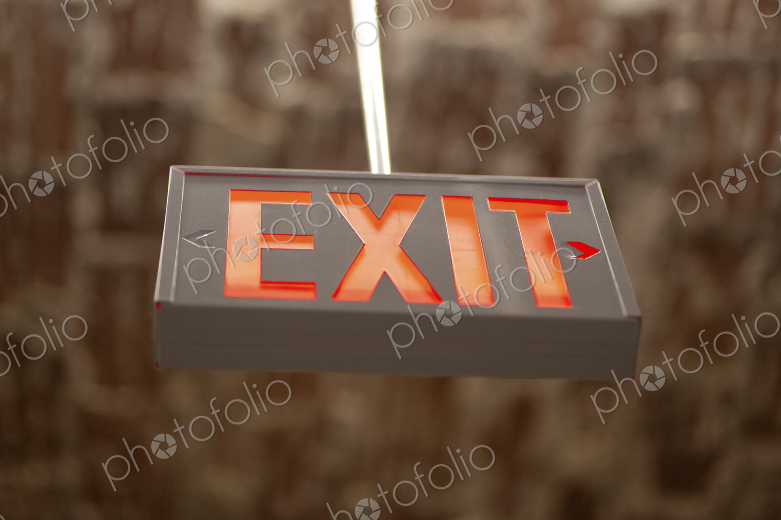 Hanging Exit Sign