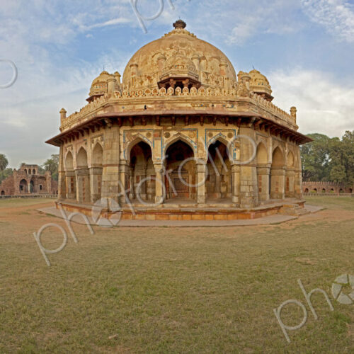 Hanuman's Tomb in New Delhi, a monument to a Moghul emperor.