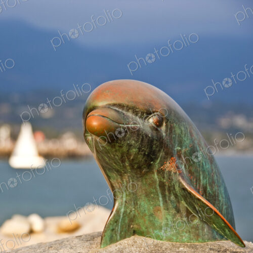 Harbor Dolphin Sculpture
