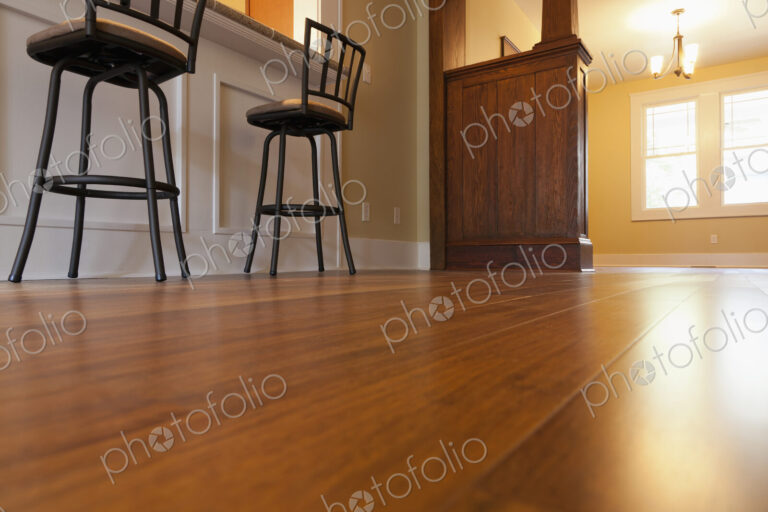 Hardwood floors in house