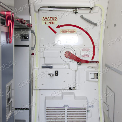 Hatch Door to an Airplane