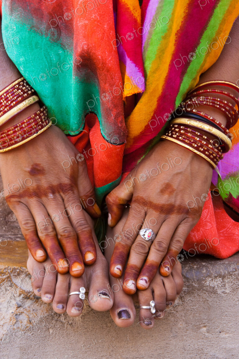 Henna hands, Rajasthan, India