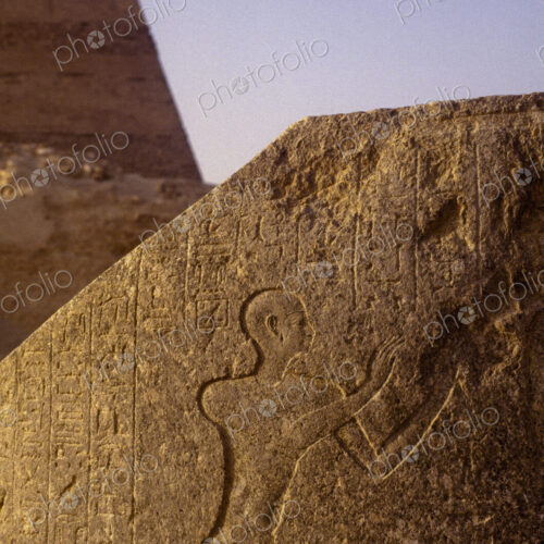 Hieroglyphs and Petroglyph at Meidum