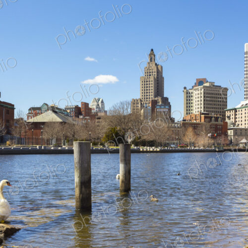 High rise buildings on Providence waterfront, Rhode Island, United States High rise buildings on Providence waterfront, Rhode Island, United States