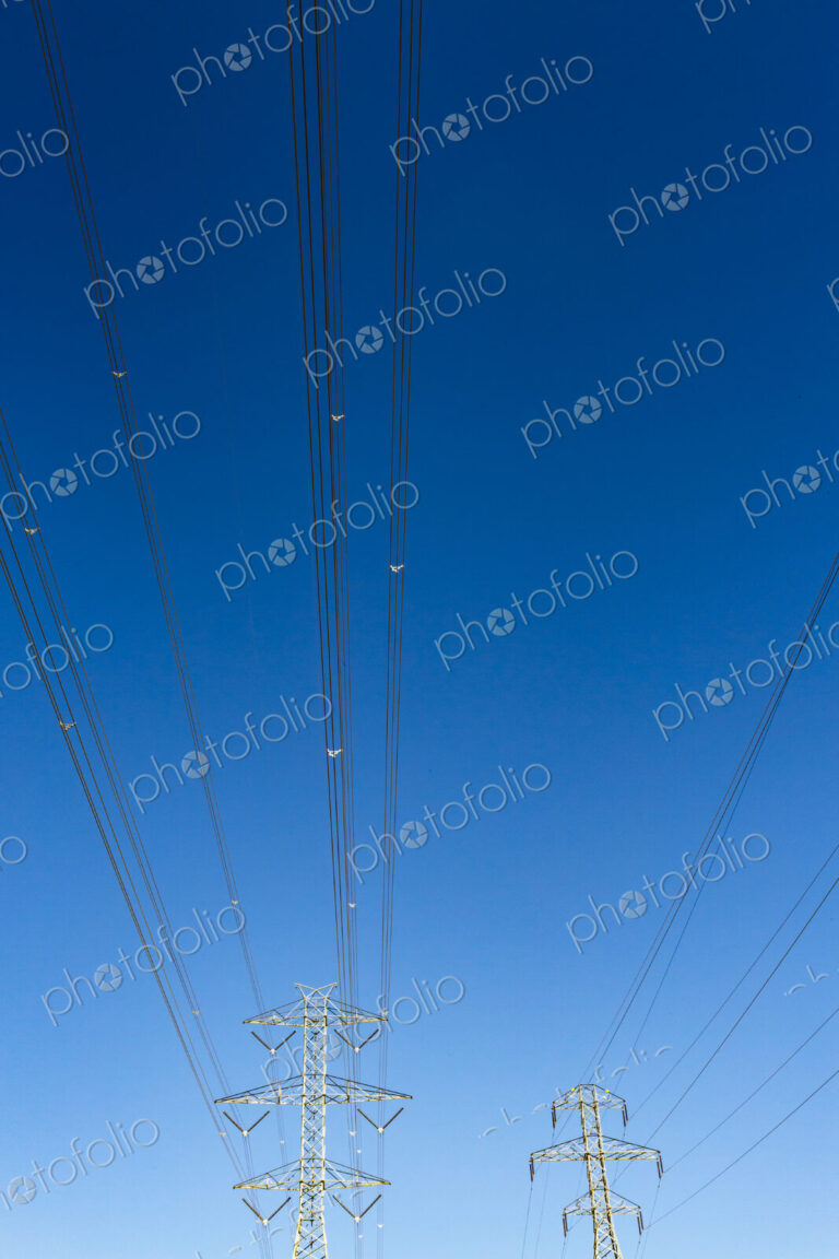 High transmission towers and lines, Ellensburg.