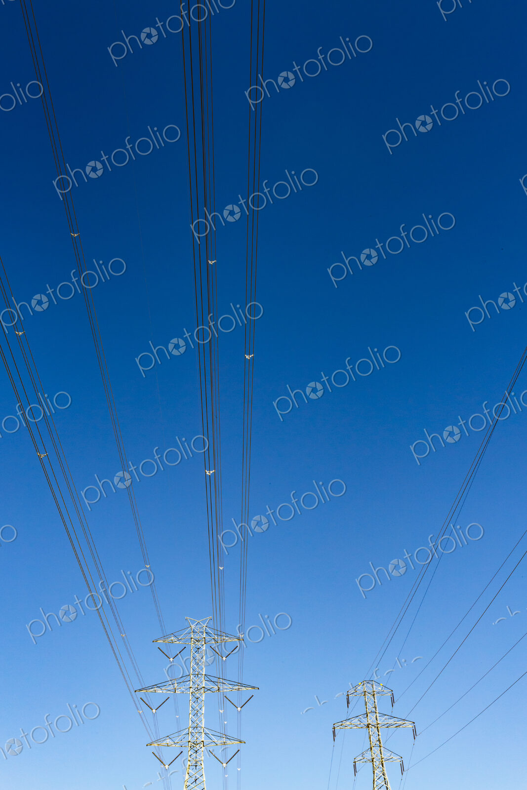 High transmission towers and lines, Ellensburg.