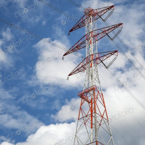 High-voltage transmission tower near Bonneville Dam in Oregon, carrying hydroelectric… High-voltage transmission tower near Bonneville Dam in Oregon, carrying hydroelectric…