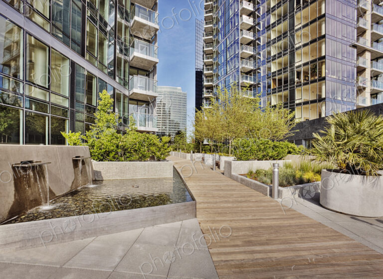 Highrise apartment buildings