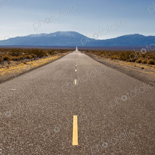 Highway Through Desert Highway Through Desert