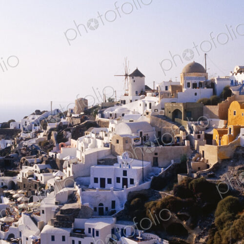 Hillside Town of Oia Hillside Town of Oia