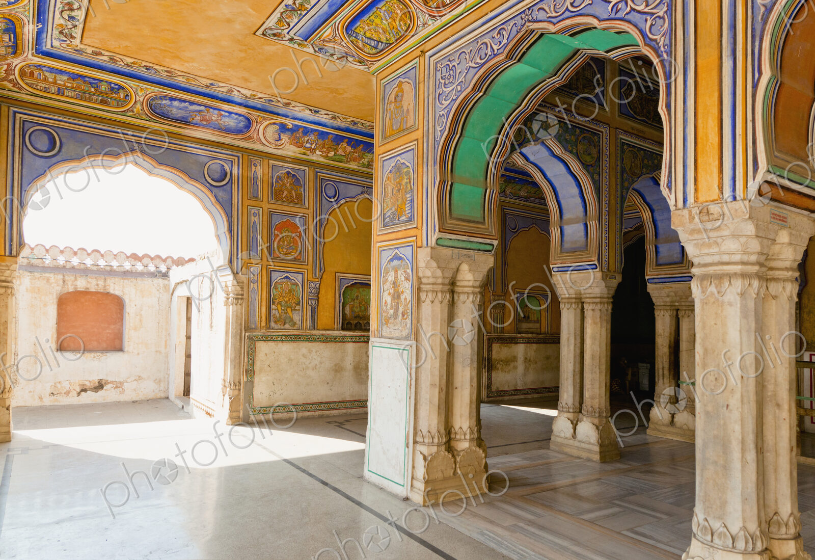 Hindu Palace Interior