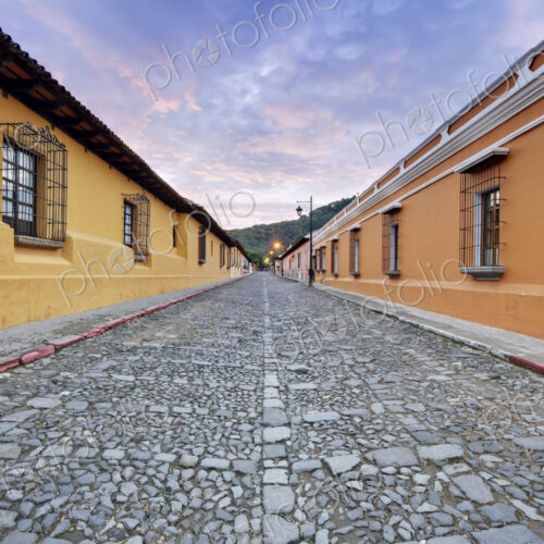 Historic District Street at Dawn Historic District Street at Dawn