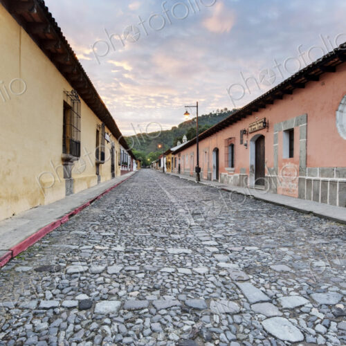 Historic District Street at Dawn Historic District Street at Dawn