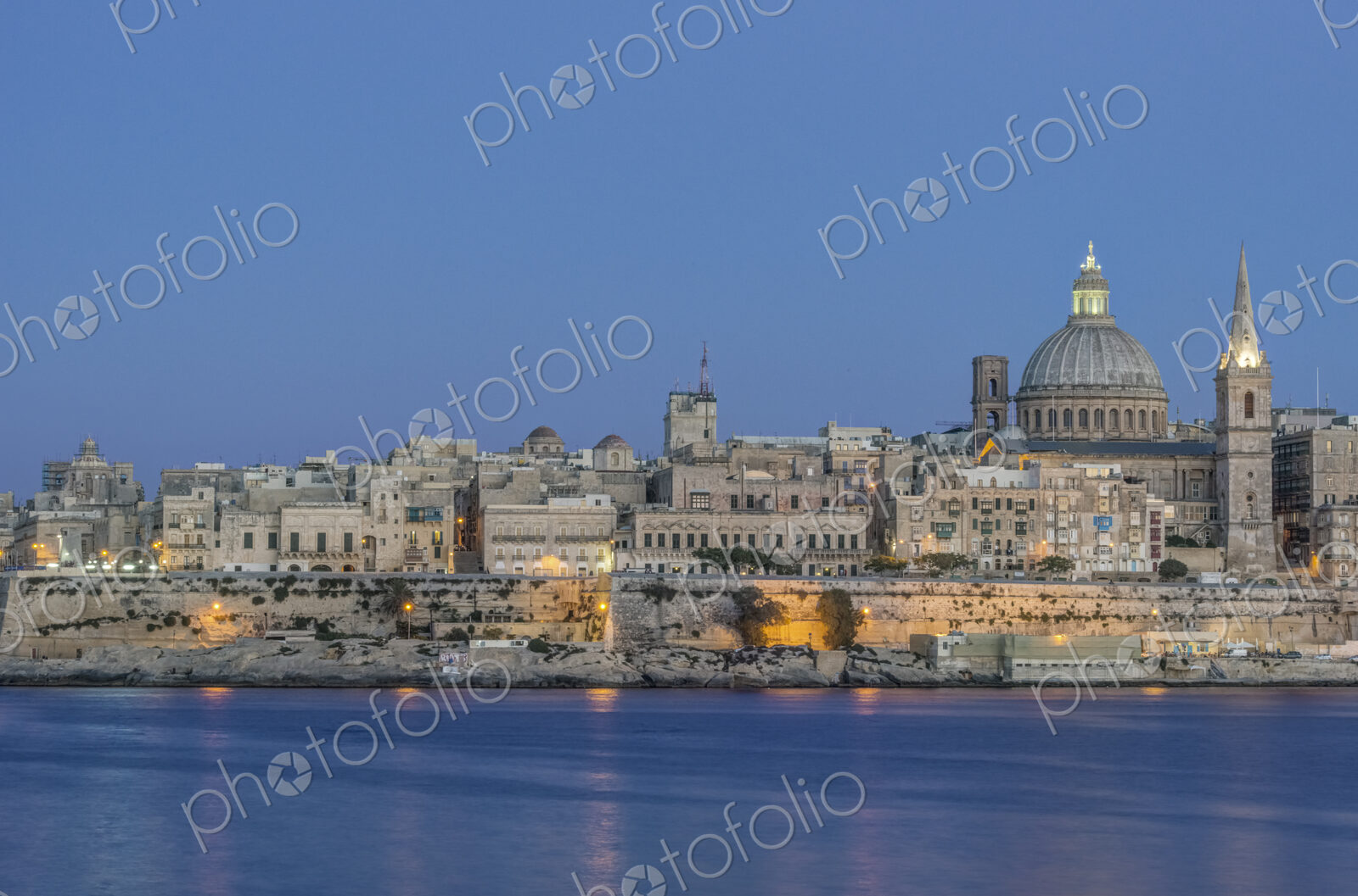 Historic city waterfront.