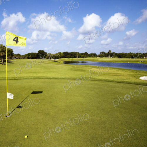 Hole 4 on a Golf Course