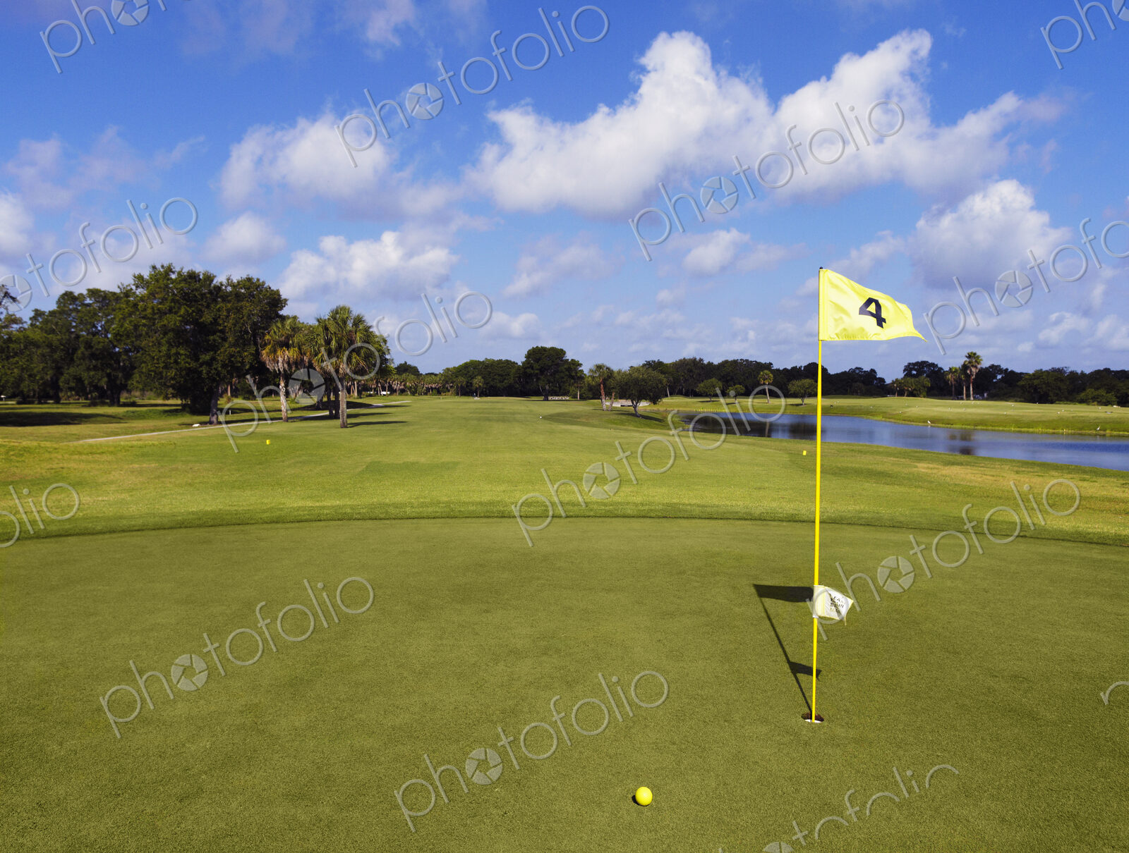Hole 4 on a Golf Course