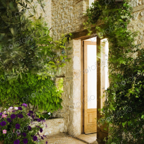 Home Entrance and Courtyard