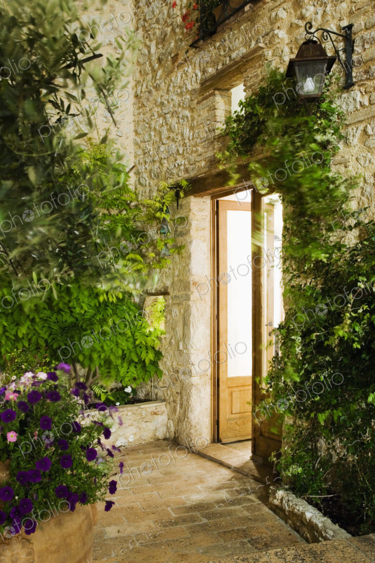 Home Entrance and Courtyard