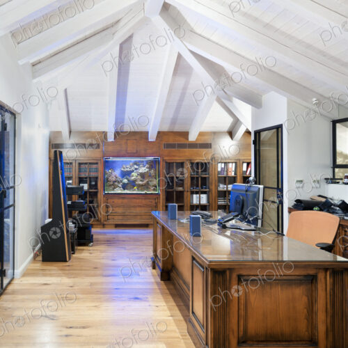 Home Office in an Attic