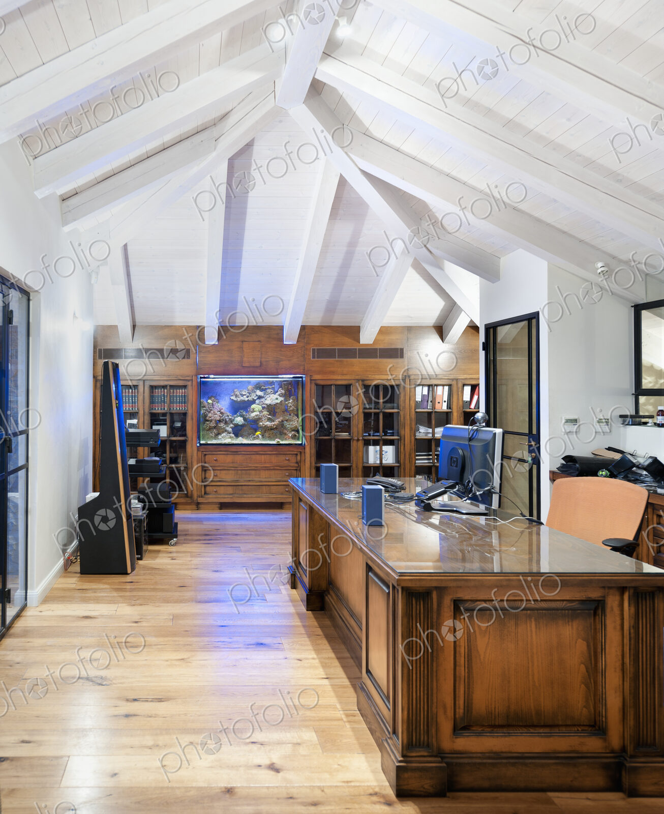 Home Office in an Attic