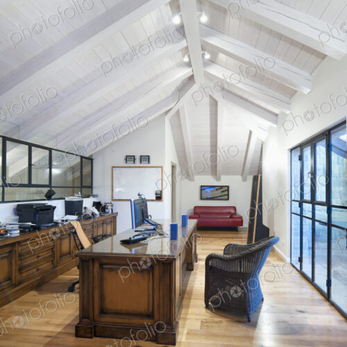 Home Office in an Attic